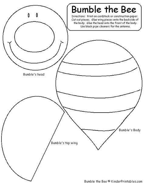 Bee Classroom Theme, 2nd Grade Homeschool, Bee Template, Bumble Bee Craft, Bee Crafts For Kids, Bee Craft, Bugs Preschool, Bee Themed Classroom, Bee Classroom