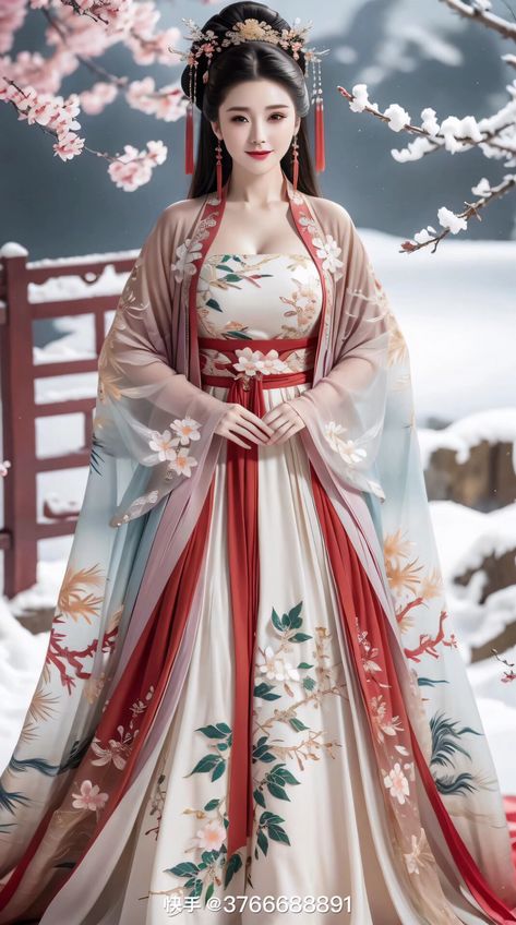 Hanfu Dress Princesses, Wen Ruohan, Chinese Hanfu Princesses, Chinese Princess Dress, Chinese Clothing Traditional, Chinese Fancy Dress, Traditional Asian Dress, Chinese Princess, Chinese Traditional Costume