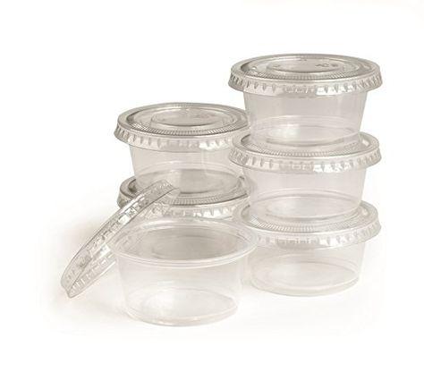 Bahoki Essentials 125 Sets of Condiment Containers with L... Jello Shot Cups, Condiment Containers, Differentiated Kindergarten, Teaching Handwriting, Jelly Shots, Plastic Containers With Lids, Jello Shot, Clear Plastic Containers, Shot Cups