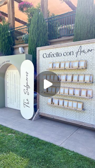 always Particular on Instagram: "It’s the Spanish dreamy vibes for us. 🤍✨  This Cafacetio Con Amor Setup + Custom Arch Seating Chart display was designed and curated with our San Miguel, Spanish style wall that was built in AP’s 1st year of business. 🪅  Our clients came to us with the cutest theme - honoring their Mexican and Guatemalan heritage with their very own custom blend of Mexican and Guatemalan coffee beans that were gifted to each of their guests. We loved being able to bring their vision to life!☕️ 🇲🇽🤎🇬🇹 • • • Bride & Design: @kristinatrejoo  Coordination: @lauren_everlybymge @everlybymge Venue: @southcoastwineryweddings  Food & Beverage: @southcoastwinery  Florals: @soireefloraldesign Photography & Videography: @888productions @maxjuniophotography  Rentals: @sundrop_vint Spanish Seating Chart, Arch Seating Chart, Guatemalan Wedding, Seating Chart Display, Bride Design, 2025 Wedding, Cute Themes, Mexican Decor, 1st Year