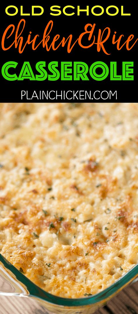 Chicken Cream Of Mushroom, Chicken And Rice Casserole, Chicken Rice Casserole, Cream Of Celery, Rice Casserole Recipes, Instant Rice, Cream Of Celery Soup, Cream Of Mushroom, Sloppy Joe