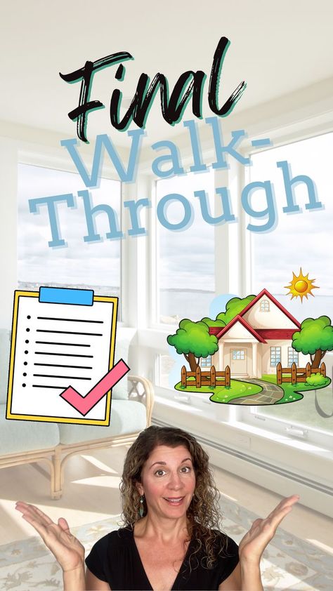 DO NOT SKIP the final walkthrough. It is the last important part of the home buying process. Here are some tips you can use as a final walk through checklist so you know what to look for! #finalwalkthrough #preclosingwalkthrough #homebuyers #homeinspection Final Walk Through Checklist, Checklist New Home, Real Estate Contract, New Home Checklist, Inspection Checklist, Closing Day, Purchase Agreement, Purchase Contract, Under Contract