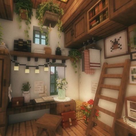 Minecraft Apartment, Minecraft Rooms, Aesthetic Minecraft Builds, Minecraft W, Minecraft Interior, Minecraft Banner Designs, Minecraft Interior Design, Mod Furniture, Minecraft Banners