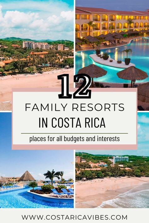 Find the best family resorts in Costa Rica for an unforgettable vacation! Our guide covers top resorts, family-friendly amenities, and activities for all ages. Learn about the best locations for family vacations and tips for booking. Perfect for families seeking fun and relaxation, discover the ideal resort for your Costa Rican getaway. Costa Rica Travel Family, All Inclusive Costa Rica Resorts, Riu Palace Costa Rica, Costa Rica Family Vacation, Quepos Costa Rica, Cost Rica, Costa Rica With Kids, Arenal Costa Rica, Resorts For Kids