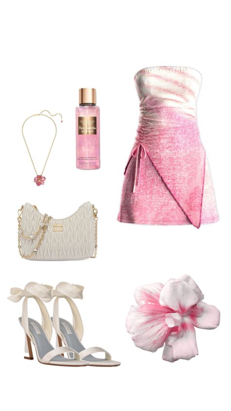 outfit based off flowers Purse, Pink