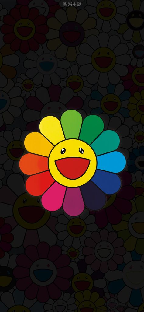 Takashi Murakami Art, Kaws Iphone Wallpaper, Rainbow Wallpaper Iphone, Hypebeast Iphone Wallpaper, Dope Wallpaper Iphone, Murakami Flower, Kaws Wallpaper, Pretty Wallpaper Ipad, Beautiful Summer Wallpaper