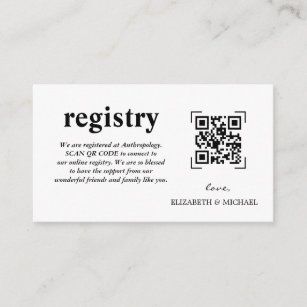 Wedding Invitations Qr Code, Wedding Registry Cards, Wedding Registry Checklist, Fun Bachelorette Party Ideas, Manila Folder, Arbonne Recipes, Baby Shower Box, Fun Bachelorette Party, Wedding Invitation Trends