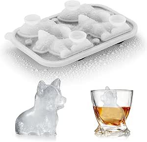 Large Ice Cube Tray, Whiskey Cocktail, Fun Conversation Starters, Ice Molds, Funny Dachshund, Ice Cube Molds, Whiskey Cocktails, Ice Cube Trays, Cute Corgi