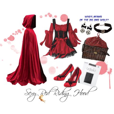 Sexy Red Riding Hood #costume #dressup #halloween.  Wish I had the time to get it for my 40th birthday... Red Riding Hood Costume Diy, Small Halloween Party, Descendants Dr, Riding Hood Costume, Red Riding Hood Costume, Unicycle, Halloween Vibes, Cute Costumes, Little Red Riding Hood