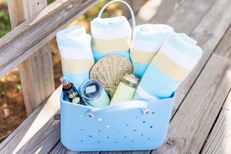 Beach basket gift ideas