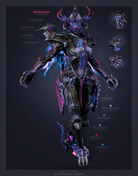 Warframe Characters, Black Men Tattoos, Warframe Art, Sci-fi Armor, Concept Art Character, Robots Concept, Robot Concept Art, Cyberpunk Art, Cartoon Games