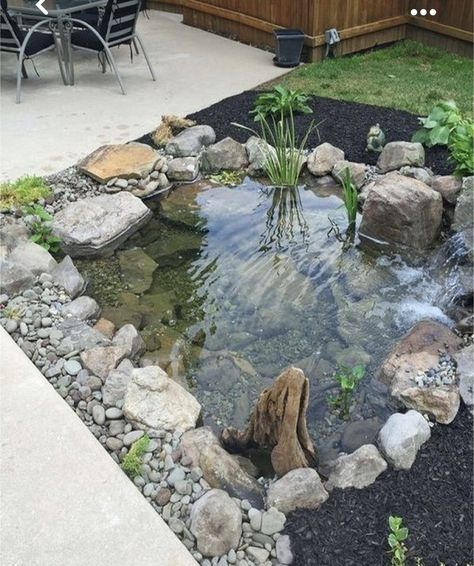 Rain Garden Design, Kolam Koi, Backyard Ponds, Taman Air, Garden Ponds, Backyard Pond, Garden Pond Design, Dream Ideas, Garden Water Feature