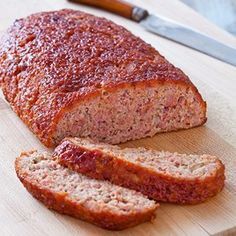 Amish Ham Loaf - probably nothing like my grandmother's, but looks pretty good, based on the ingredients. Amish Ham Loaf Recipe, Ham Loaf Recipe, Amish Dishes, Ham Balls, Mennonite Recipes, Beef Meatloaf, America's Test Kitchen Recipes, Cold Meat, Pork Ham