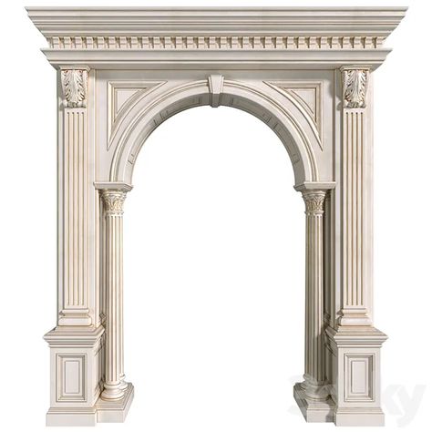 Download Link: https://3ds-max.org/decoration/arch-in-classic-style-arched-interior-doorway-in-a-classic-style-traditional-interior-arched-doorway-opening-3d-model-free-download/ Interior Doorway, Neoclassic Interior, Arched Interior, Roman Design, Photography Studio Decor, Roman Garden, Arch Molding, Classical Building, Antonio Gaudí