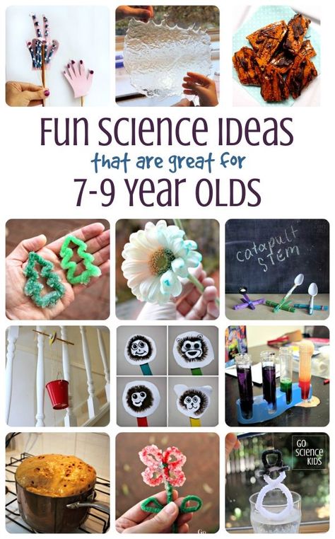 Loads of fun science and STEM activity ideas that would be great for 7-9 Year Olds (primary / elementary school aged kids) – Go Science Kids  #science #scienceactivities #stem Summer Activities Age 7, Activities For Seven Year Olds, Crafts For Eight Year Olds, Summer Activities For Kids 7-9, Elementary School Craft Ideas, School Age Science Activities, Primary School Science Projects, Nanny Activities Elementary, Arts And Crafts Elementary School