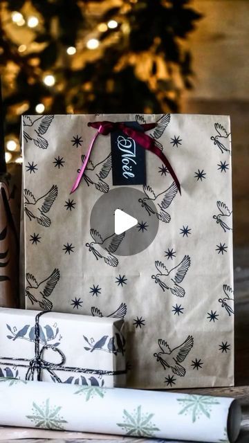 The English Stamp Company on Instagram: "Are you looking for a simple way to create gift wrap that really stands out?
Now’s the perfect time—get 20% off all individual stamps until midnight Monday using our code; WINTERWARMER
We’ve stamped a simple brown paper bag with our new 2” Bow Dove and mini Opera Star stamps, making it perfect for those hard-to-wrap shapes. 🎁 We’ve used a large grocery bag here, but you can also reuse bags from shopping trips or make your own from paper. Tied off with our rich burgundy satin ribbon and a stamped tag, it’s a perfect fit for a cosy Christmas gift like this woolly hat from @finisterre  Will you give this a go? ✨ #GiftWrappingIdeas #CustomGiftWrap #GiftWrapHack #Stamping #DIYGiftWrap #ChristmasWrapping #RubberStamps #ChristmasStamps #StampInspiration # English Stamp Company, Woolly Hat, Wooly Hats, Cosy Christmas, Custom Gift Wrapping, Rich Burgundy, Brown Paper Bag, Diy Gift Wrapping, Christmas Stamps