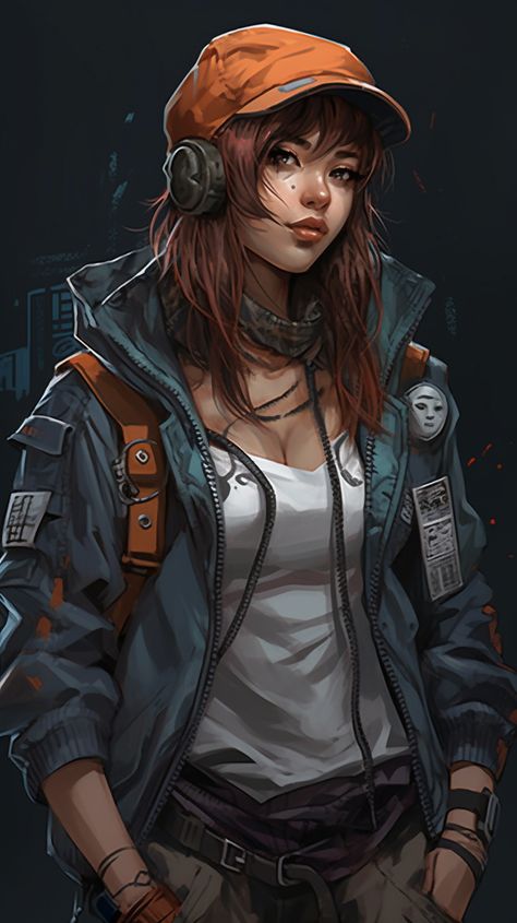 young decker / rigger, multiple characters Cyberpunk Medtech Female, Shadowrun Decker Female, Dnd Sci Fi Character, Scifi Character Design Female Mechanic, Cyberpunk Netrunner Character Female, High Schooler Character Art, Cyberpunk Reporter, Traveller Rpg Characters, Cyberpunk Fixer Character Concept