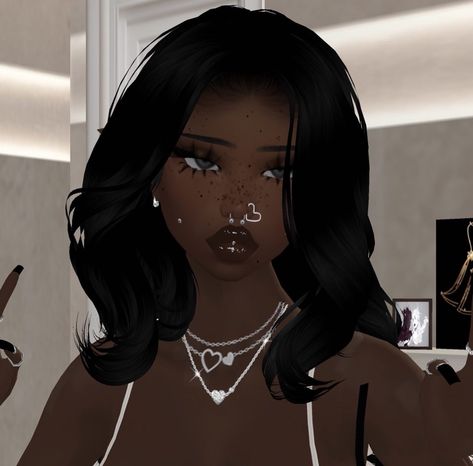 Minecraft Skins Black, Imvu Avi, Bratz Doll Outfits, Imvu Outfits Ideas Cute, Y2k Girl, Black Couple Art, Black Cartoon Characters, Afrocentric Art, Dope Cartoon Art