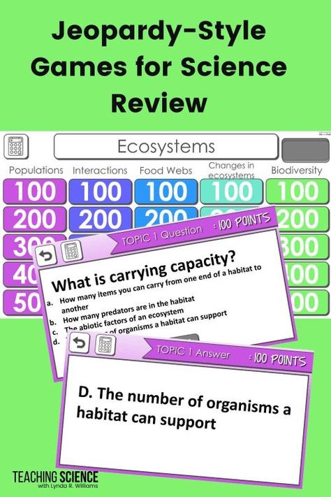 science review games Interactive Notebooks Middle School, Science Review Games, Test Review Games, Stem Projects Middle School, Middle School Science Teacher, Science Games, Science Units, Elementary Science, Review Games