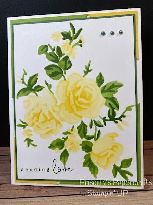 Priscilla's Papercrafts: Fourth Day of Layers of Beauty Su Layers Of Beauty Cards, Layers Of Beauty Su, Stampin Up Layers Of Beauty Cards, Stampin Up Layers Of Beauty, Layers Of Beauty Stampin Up Cards, September Cards, Thank U Cards, Poppy Cards, Layering Stencils