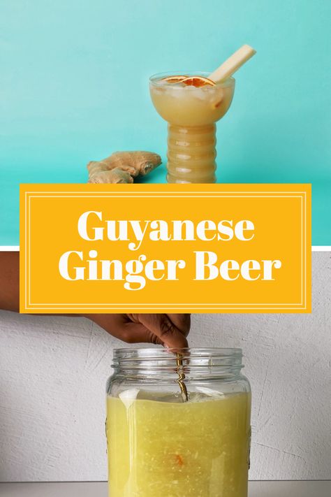 😃 Get ready to sip some sunshine with this Guyanese Ginger Beer recipe! 🌞 This spicy, and refreshing drink is the perfect way to beat the heat 🌵. Say cheers to good times and great flavors 🥂. Get the recipe now! 🏃‍♀️ Caribbean Ginger Beer Recipe, Jamaican Ginger Beer Recipe, Homemade Ginger Beer, Ginger Beer Recipe, Guyanese Recipes, Island Recipes, Beer Recipe, Gluten Free Beer, Dried Orange Peel