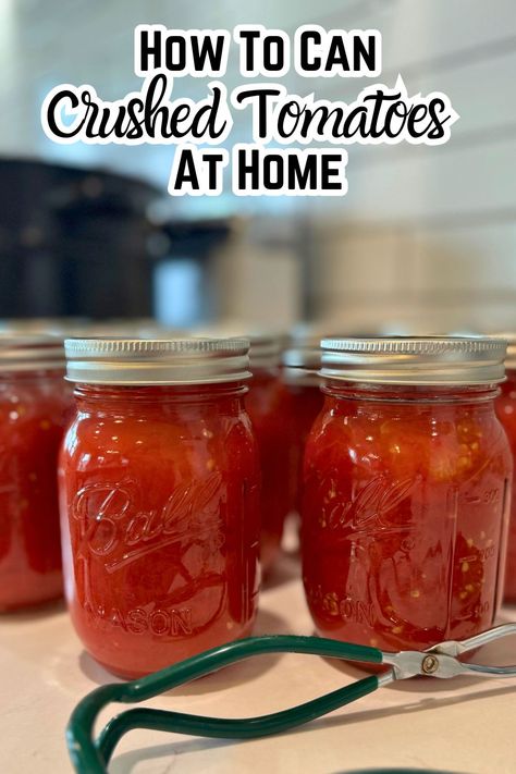 This is the ultimate crushed tomatoes canning recipe, designed to empower home chefs with a simple yet rewarding process! Tomato Canning Recipes, Creative Canning, Tomato Canning, Canning Water, Salsa Canning Recipes, Can Crushed Tomatoes, Canning Tomatoes Recipes, Water Bath Canning Recipes, Pressure Canning Recipes