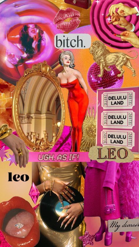 Leo season #zodiac #leo #leoseason #astrology #pink #gold #y2k Leo Season Aesthetic, Leo Month, 2008 Aesthetic, 27th Birthday, Leo Season, Zodiac Leo, Leo Horoscope, Leo Zodiac, Pink Gold