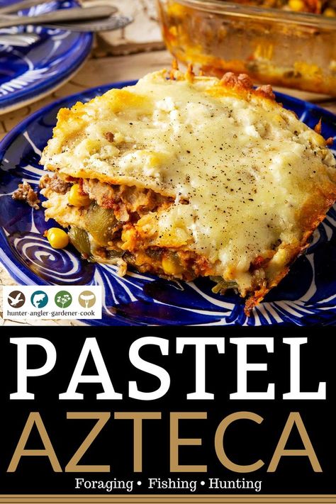 Aztec Food Recipes, Aztec Recipes, Aztec Cake, Aztec Food, Central American Food, Mexican Cantina, Hispanic Recipes, Game Meat, Mexican Lasagna