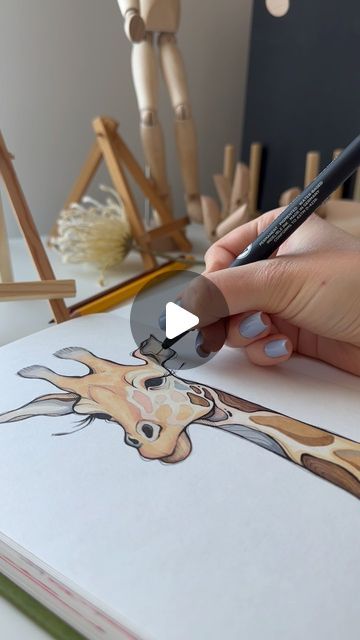 Kalinina🎨 on Instagram: "What is your favorite wild animal?🦒🐅🦍  #animal #giraffe #nature #sketch #wild" Wild Animals Sketch, Zentangle Animals Easy, Giraffe Art Drawing, Draw Giraffe, Cute Giraffe Drawing, Wild Animals Drawing, Giraffe Artwork, Giraffe Drawing, Zentangle Animals