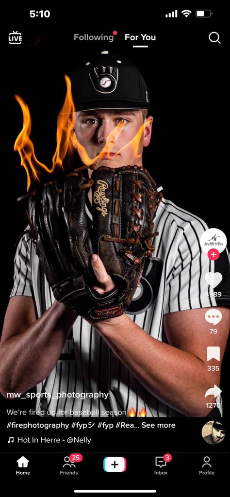 Fire Baseball Pics, Baseball Pictures With Fire, Sports Photography With Fire, Fire Sports Photography, Baseball Fire Pictures, Baseball Senior Photos, Senior Baseball Picture Ideas, Baseball Picture Ideas, Softball Photoshoot