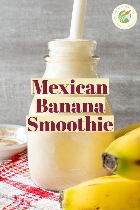 Indulge in a delightful tropical escape with a refreshing banana licuado (Mexican smoothie)! Creamy, nutritious, and bursting with natural sweetness, this luscious blend of ripe bananas, milk, and a hint of cinnamon is a heavenly treat for your taste buds. Sip away your worries as the velvety texture and delightful flavor take you on a mini-vacation. It's the ultimate way to start your day or beat the summer heat – pure bliss in a glass! Mexican Smoothie, Homemade Soy Milk, Smoothie Flavors, Milk And Sugar, Vegan Drinks, Banana Milk, Mini Vacation, Ripe Bananas, Guacamole Recipe