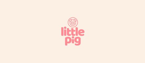 Little Pig on Behance Pig Logo Design, Ma Design, Pig Logo, Logo Video, Pig Illustration, Little Pigs, Design Web, Typography Fonts, Logo Sticker