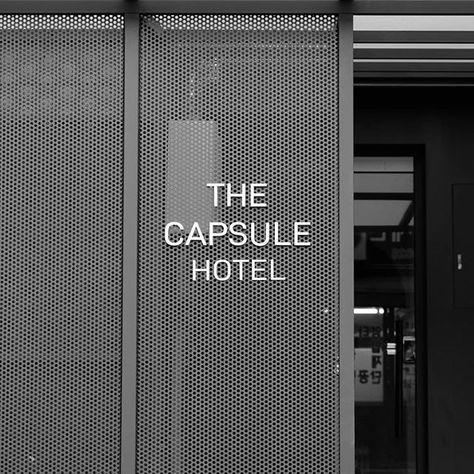 Hotel Room Signage, Japanese Capsule Hotel, Signiel Seoul Hotel, Hotel Wayfinding Signage Design, Elevator Wayfinding Signage, Capsule Hotel, Metal Screen, Perforated Metal, Metal Panels