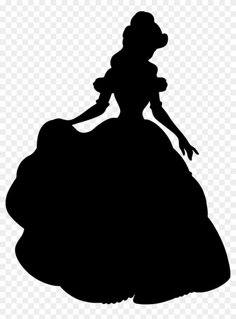 Rapunzel Silhouette, Beast Silhouette, Beauty And The Beast Silhouette, Disney Princess Silhouette, Crown Silhouette, Disney Silhouette, Disney Silhouettes, Belle And Beast, Princess Silhouette