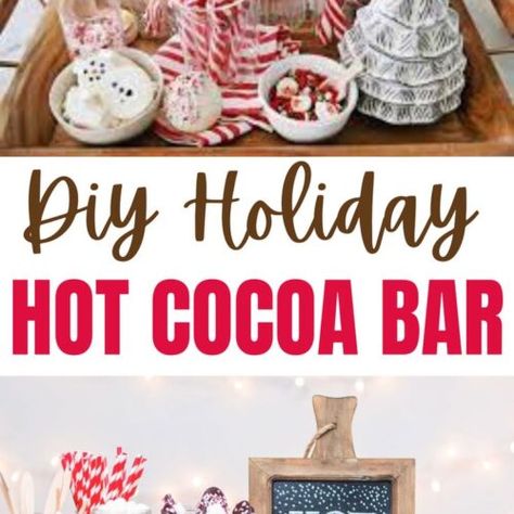 Popular Hot Cocoa Bar Party, Diy Hot Chocolate Bar, Chocolate Bar Ideas, Hot Chocolate Bar Ideas, Cocoa Bar Ideas, Hot Cocoa Bar Ideas, Holiday Hot Cocoa Bar, Hot Cocoa Bar Christmas, Hot Chocolate Bar Party