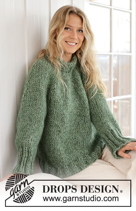 Knitted Jersey Patterns For Women, Ladies Jumper Knitting Patterns Free, Knit Pattern Sweater, Free Pattern Knitting Sweater, Drop Design Knitting Patterns, Drops Knitting Patterns Free, Drops Knitting Patterns, Easy Sweater Knitting Patterns Free, Hand Knitted Sweaters For Women Free Pattern