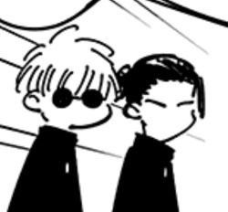 Cute gojo and geto reaction manga icon #jujutsukaisen #cute #manga #anime Anime X Reader, Satoru Suguru, X Reader, Tumblr, Books, Anime