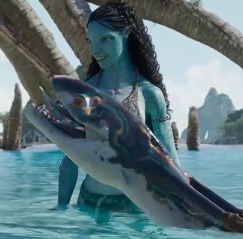 Avatar : the way of the water Tsireya Pfp, Pandora Aesthetic, Avatar Animals, Fox Character, Avatar Dr, Pretty Movie, Avatar 1, Blue Avatar, Avatar The Way Of Water