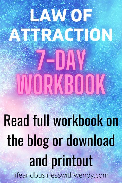 This is a 7-day law of attraction workbook. All of the exercises are printed in this blog post and there's also a print version to download if you prefer. Learn how to use the law of attraction to manifest thew things you want. Eft Tapping Scripts, 2024 Manifestation, Law Of Attraction Planner, Emotional Freedom Technique, Emotional Freedom, Free Workbook, Creating A Vision Board, New Year New Me, Finance Planner