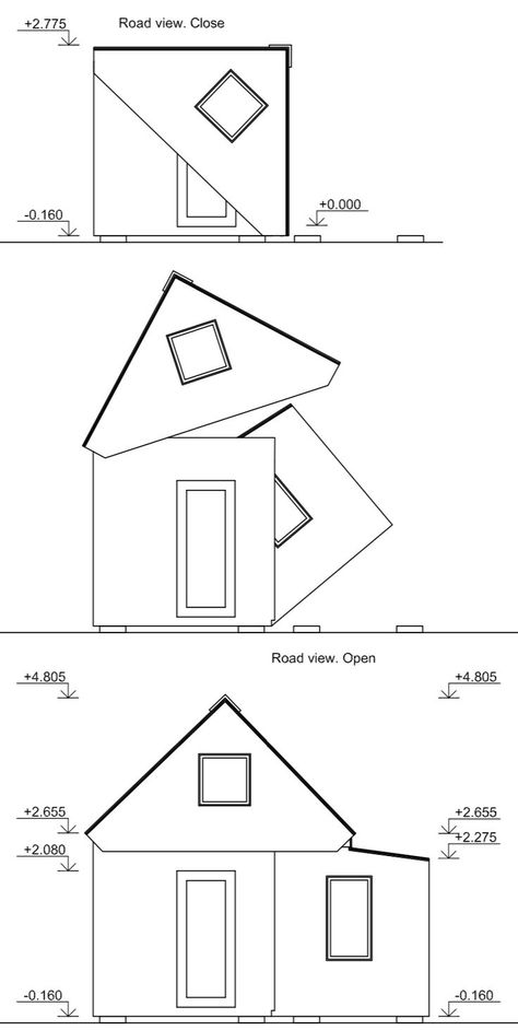 Foldable House, Tiny Camper Trailer, Folding House, Homemade Camper, Tiny Camper, Best Business Ideas, Tiny House Trailer, Tiny Cabins, Micro House