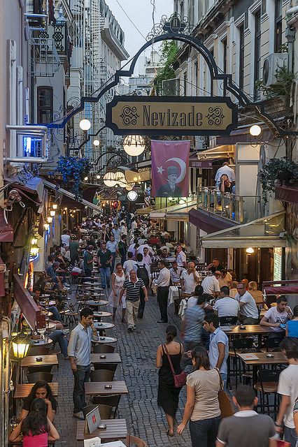 Nevizade Street, Beyoğlu, Istanbul Empire Ottoman, Walking Down The Street, Kusadasi, Istanbul Travel, Hagia Sophia, Turkey Travel, Istanbul Turkey, Macedonia, Oh The Places Youll Go