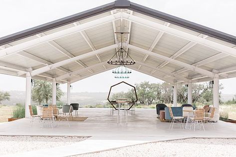 Outdoor Wedding Structures, Outdoor Pavillion Wedding Reception, Outdoor Event Space, Barndominium Event Center, Pavilion Wedding Reception, Barn Event Center, Pavillion Wedding, Texas Indoor Wedding Venues, Outdoor Pavillion