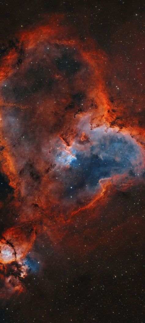 Heart Nebula Wallpaper, Nebula Aesthetic, Coursework Art, Heart Nebula, Space God, Astronomy Books, Cosmic Heart, James Webb Telescope, Wallpaper Horizontal