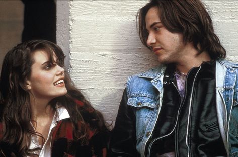 Ione Skye and Keanu Reeves in River's Edge. Ione Skye, Keanu Reeves Young, Keanu Reeves Movies, Arch Motorcycle Company, Keanu Reeves Life, Haircut Tip, Rivers Edge, Keanu Charles Reeves, River Edge