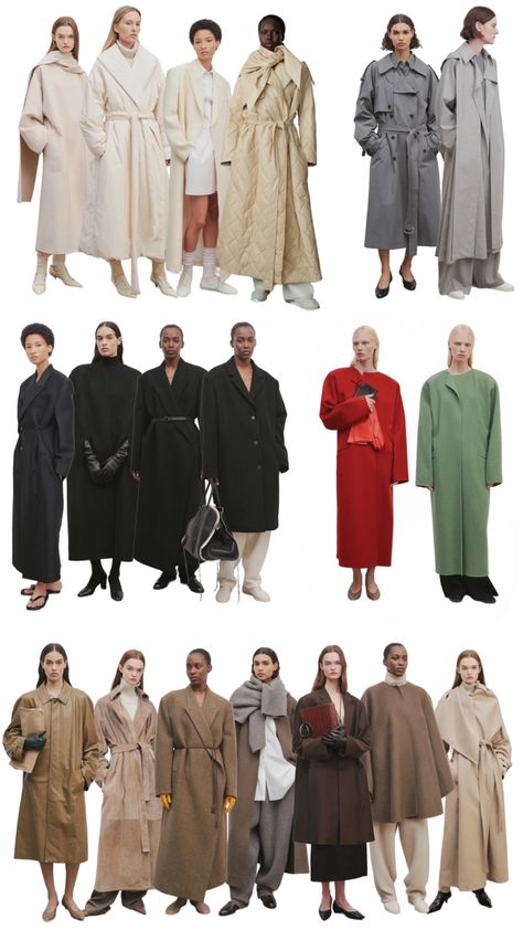 The row outerwear fall layering tonal looks 2023 style for fall The Row Winter Outfit, The Row 2024 Fall, The Row Fall 2024, The Row Winter, The Row Coats, The Row Ss24, The Row Runway, The Row Street Style, The Row Outfits