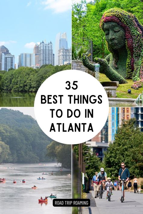 Do you make sure to see the main attractions, but also go places that are not as well-known? If so, things to do in Atlanta should definitely be on your list! Atlanta Travel Guide, Things To Do In Georgia, Things To Do In Atlanta, Atlanta Travel, Piedmont Park, Georgia Travel, Us Road Trip, Road Trip Fun, Us National Parks