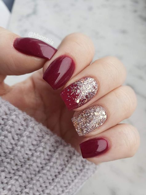 Valentine Nails, Nagel Tips, Christmas Gel Nails, Cute Gel Nails, Shellac Nails, Dipped Nails, Xmas Nails, Christmas Nail, Fancy Nails