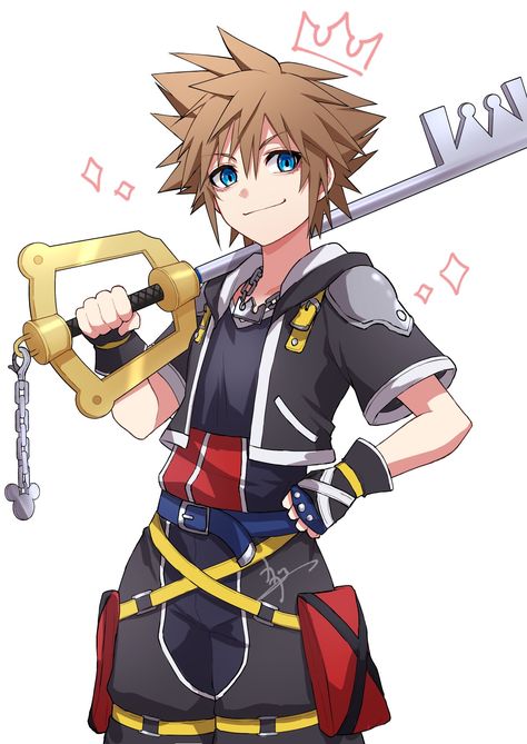 Sora Pfp Kingdom Hearts, Sora Kingdom Hearts Fanart, Ventus Kingdom Hearts, Sora Kingdom Hearts 3, Sora Kairi, Sora Kh, Sora And Kairi, Kingdom Hearts Wallpaper, Kh 3