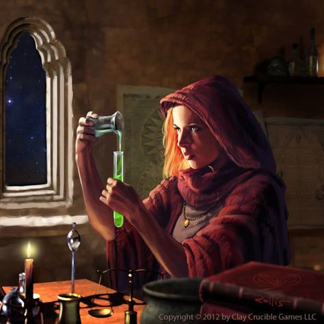 Creating a Potion Fantasy Artist, Magic Book, Penguin Books, High Fantasy, Arte Fantasy, Fantasy Rpg, Fantasy Inspiration, Story Inspiration, Dnd Characters