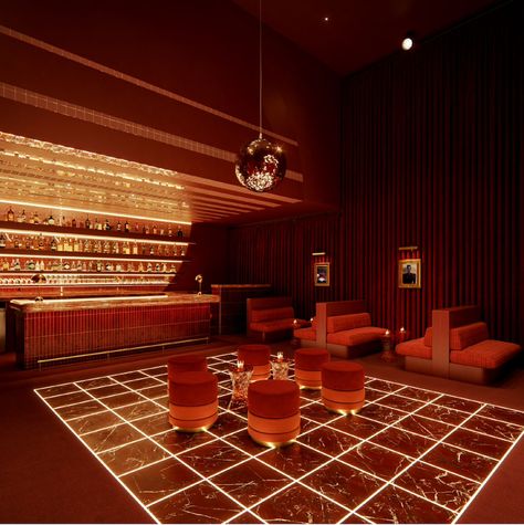 Vampire Bar, Lounge Room Design Ideas, Cocktail Bar Interior, Game Net, Ambience Decor, Cocktail Bar Design, Bar Lounge Room, Bar Manager, Red Hotel